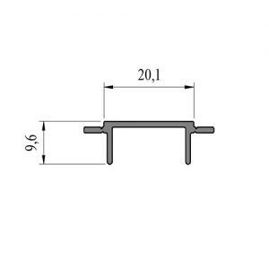Ogrodzenia aluminiowe - profil 7273